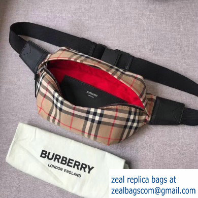 Burberry Medium Vintage Check Bonded Cotton Bum Bag 2019