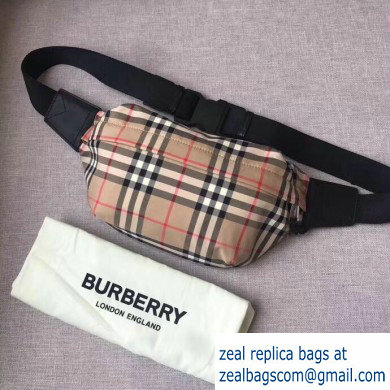 Burberry Medium Vintage Check Bonded Cotton Bum Bag 2019 - Click Image to Close