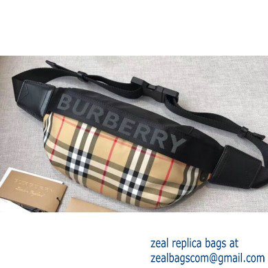 Burberry Medium Vintage Check and Icon Stripe Bum Bag 2019 - Click Image to Close