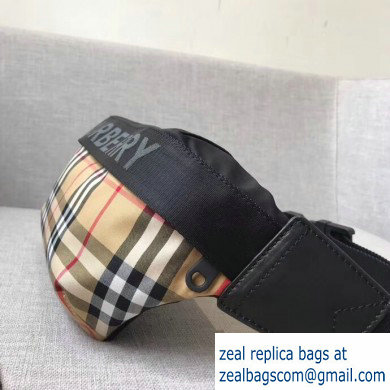 Burberry Medium Vintage Check and Icon Stripe Bum Bag 2019 - Click Image to Close