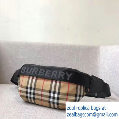 Burberry Medium Vintage Check and Icon Stripe Bum Bag 2019