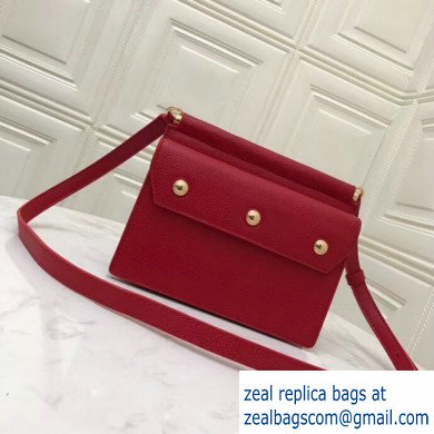 Burberry Mini Leather Title Bag with Pocket Detail Red 2019 - Click Image to Close