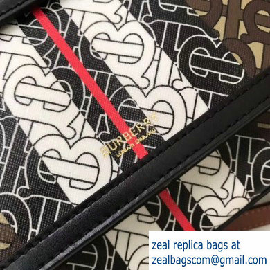 Burberry Mini Monogram Stripe E-canvas Pocket Bag 2019