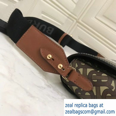 Burberry Monogram Stripe E-canvas Note Crossbody Bag 2019
