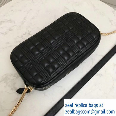 Burberry Quilted Lambskin Camera Bag Black 2019 - Click Image to Close