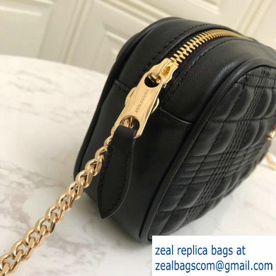 Burberry Quilted Lambskin Camera Bag Black 2019