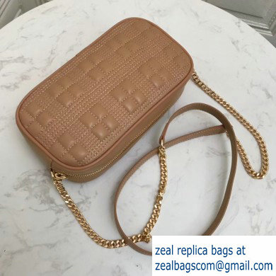 Burberry Quilted Lambskin Camera Bag Camel 2019 - Click Image to Close