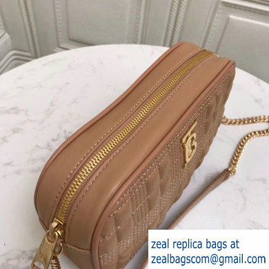 Burberry Quilted Lambskin Camera Bag Camel 2019 - Click Image to Close