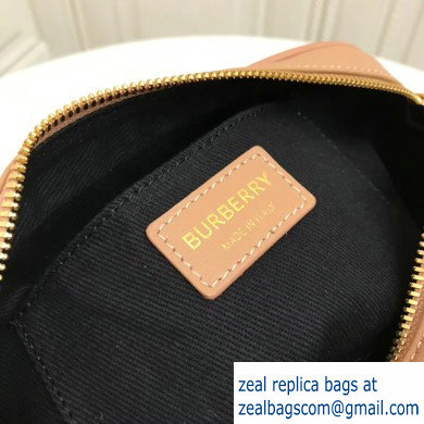 Burberry Quilted Lambskin Camera Bag Camel 2019
