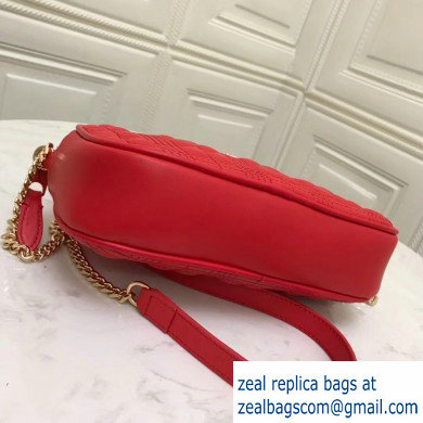 Burberry Quilted Lambskin Camera Bag Red 2019 - Click Image to Close