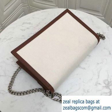 Burberry Small Canvas and Leather TB Envelope Clutch Bag 2019 - Click Image to Close