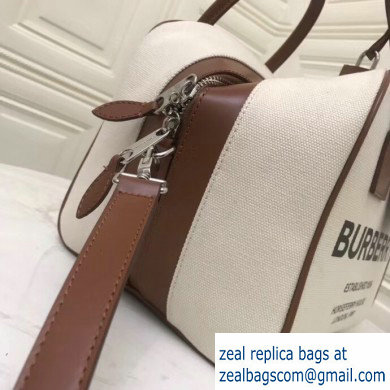 Burberry Small Horseferry Print Canvas Cube Bag 2019