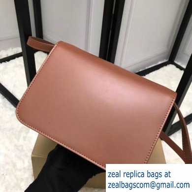 Burberry Small Leather TB Bag Brown 2019 - Click Image to Close