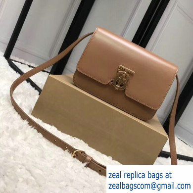 Burberry Small Leather TB Bag Camel 2019 - Click Image to Close