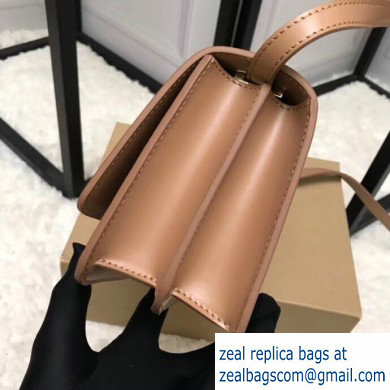 Burberry Small Leather TB Bag Camel 2019 - Click Image to Close