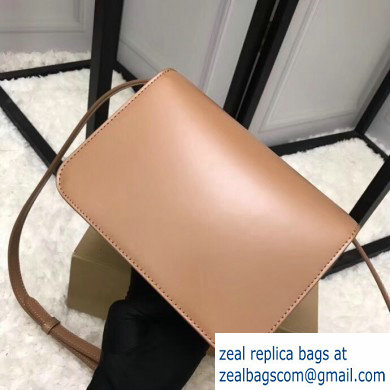 Burberry Small Leather TB Bag Camel 2019