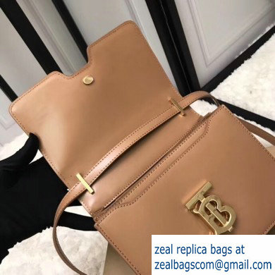 Burberry Small Leather TB Bag Camel 2019