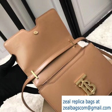 Burberry Small Leather TB Bag Camel 2019 - Click Image to Close