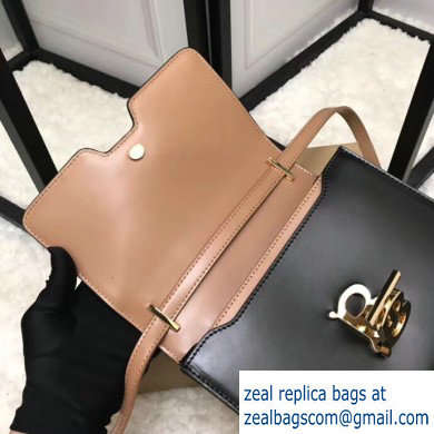 Burberry Small Leather TB Bag Two-tone Black/Camel 2019 - Click Image to Close