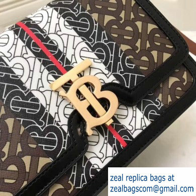 Burberry Small Monogram Stripe E-canvas TB Bag 2019