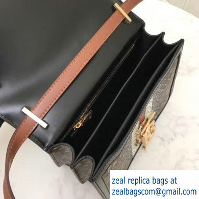 Burberry Small Monogram Stripe E-canvas TB Bag 2019