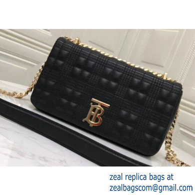 Burberry Small Quilted Lambskin Lola Bag Black 2019 - Click Image to Close