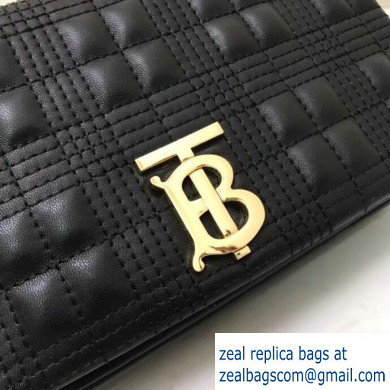 Burberry Small Quilted Lambskin Lola Bag Black 2019