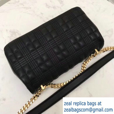 Burberry Small Quilted Lambskin Lola Bag Black 2019