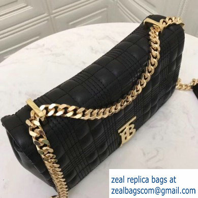 Burberry Small Quilted Lambskin Lola Bag Black 2019