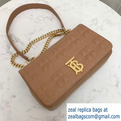 Burberry Small Quilted Lambskin Lola Bag Camel 2019 - Click Image to Close