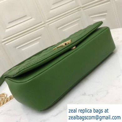 Burberry Small Quilted Lambskin Lola Bag Green 2019 - Click Image to Close