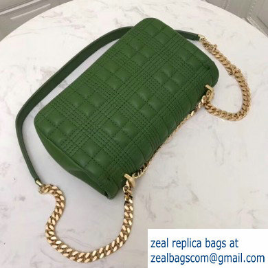 Burberry Small Quilted Lambskin Lola Bag Green 2019 - Click Image to Close