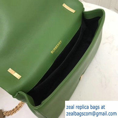 Burberry Small Quilted Lambskin Lola Bag Green 2019