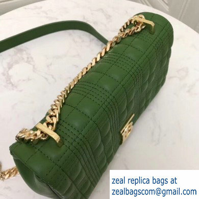 Burberry Small Quilted Lambskin Lola Bag Green 2019 - Click Image to Close