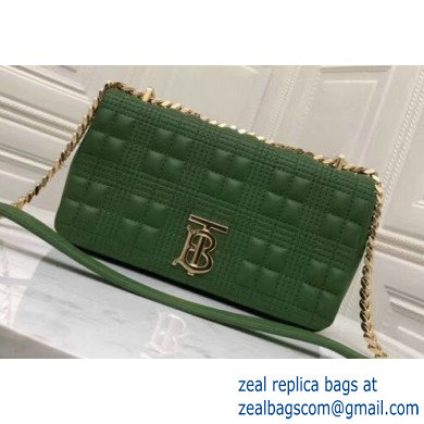 Burberry Small Quilted Lambskin Lola Bag Green 2019 - Click Image to Close