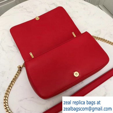 Burberry Small Quilted Lambskin Lola Bag Red 2019 - Click Image to Close