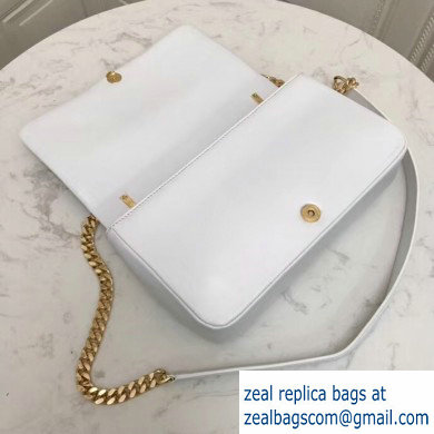 Burberry Small Quilted Lambskin Lola Bag White 2019