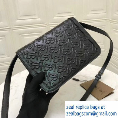 Burberry Small Quilted Monogram Lambskin TB Bag Black 2019 - Click Image to Close