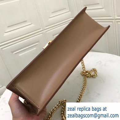 Burberry Small Quilted Monogram TB Envelope Clutch Bag Camel 2019 - Click Image to Close