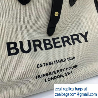 Burberry The Medium Soft Cotton Canvas Belt Bag Black 2019