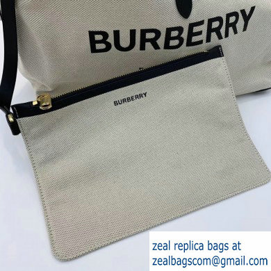 Burberry The Medium Soft Cotton Canvas Belt Bag Black 2019