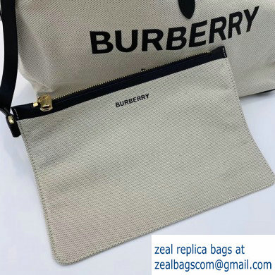 Burberry The Medium Soft Cotton Canvas Belt Bag Black 2019 - Click Image to Close