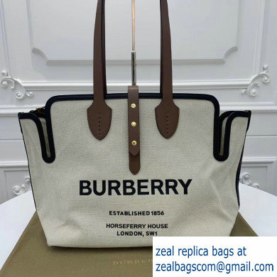 Burberry The Medium Soft Cotton Canvas Belt Bag Brown 2019 - Click Image to Close