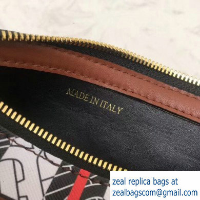 Burberry The Monogram Stripe E-canvas Barrel Bag 2019