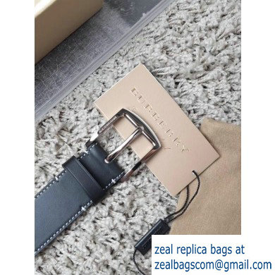 Burberry Width 3.5cm Leather Belt BUR03