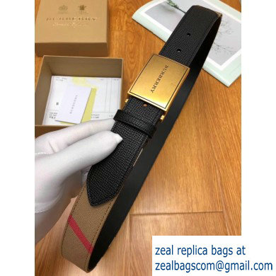 Burberry Width 3.5cm Leather Belt BUR12