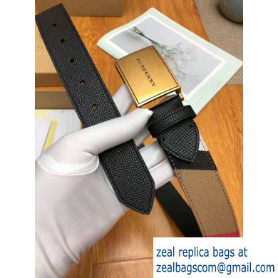 Burberry Width 3.5cm Leather Belt BUR12