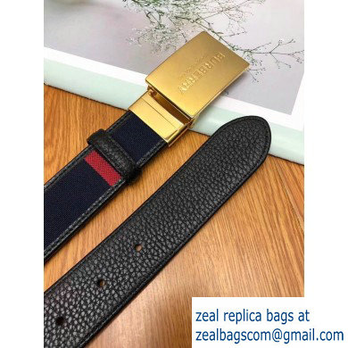 Burberry Width 3.5cm Leather Belt BUR16