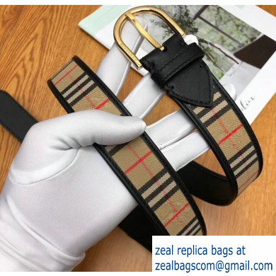 Burberry Width 3.5cm Leather Belt BUR20