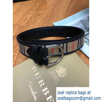 Burberry Width 3.5cm Leather Belt BUR21